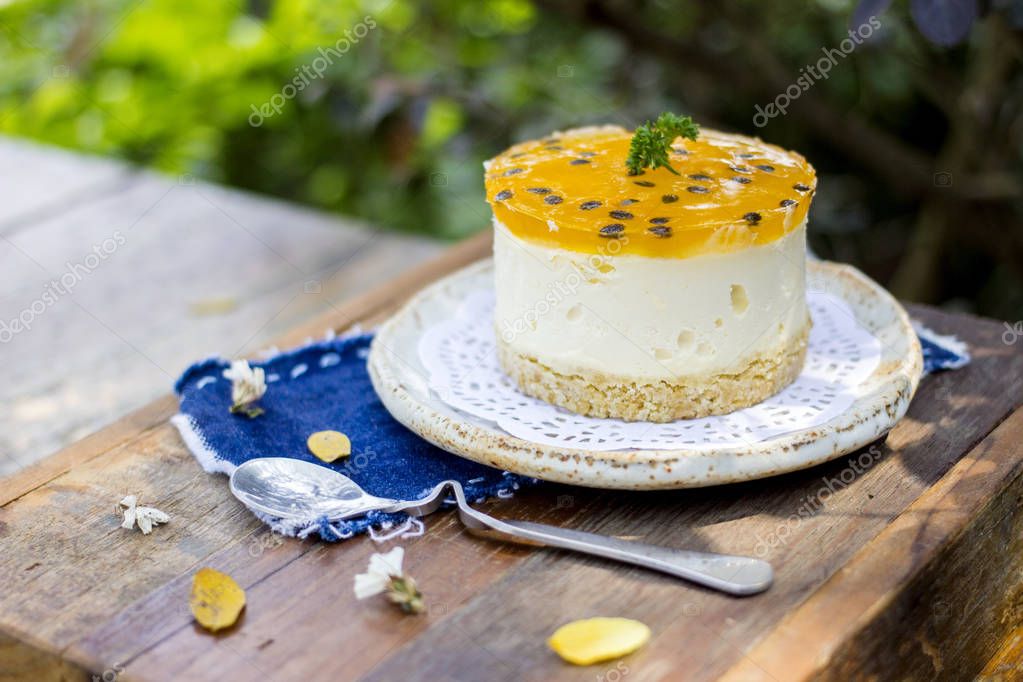 Cheesecake de maracuyá